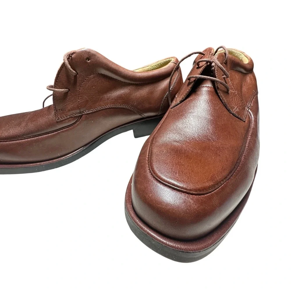Deer Stags Arthur Mens Size‎ 13 Brown Smooth Moc Toe Oxford Dress Shoes NWT